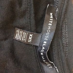 Tight fitted off the should WHBM top